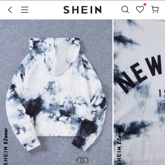 Shein New York crop sweatshirt . Worn a few times - Picture 2 of 9